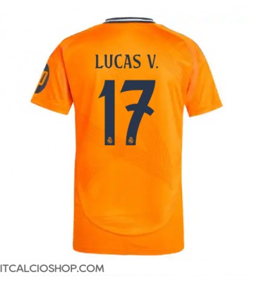 Real Madrid Lucas Vazquez #17 Seconda Maglia 2024-25 Manica Corta